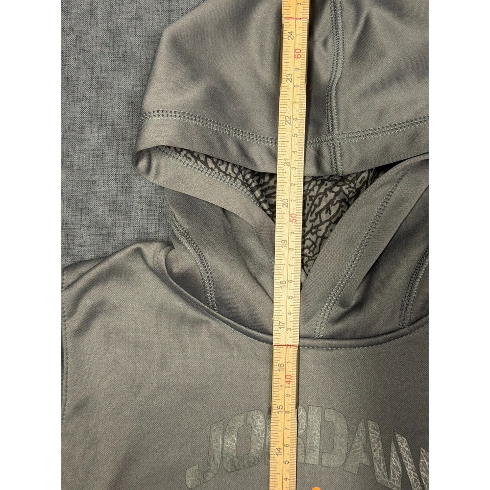boys Jordan therma fit hoodie size small (6-7 Years) In Gray & Orange - Picture 7 of 16